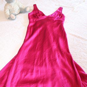 Carmen Marc Valvo Fuschia Dress
